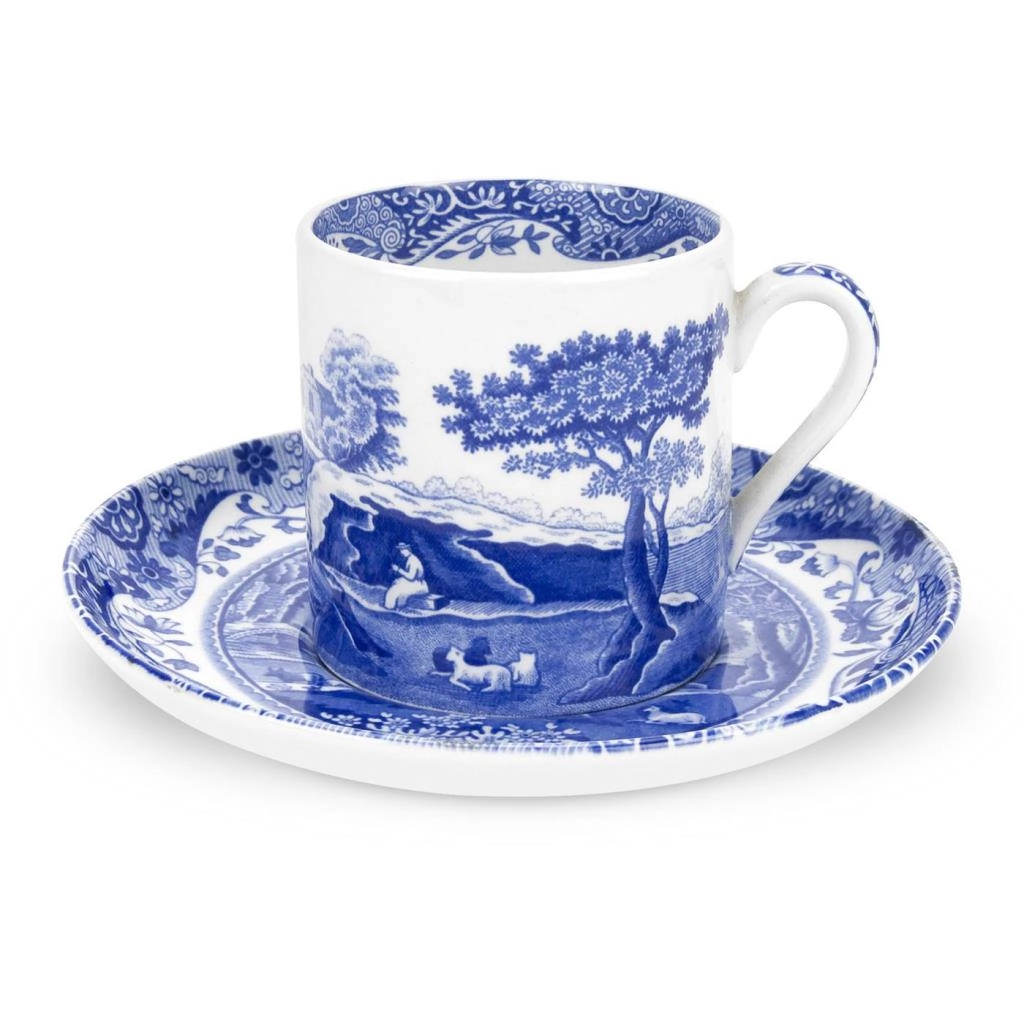Spode Blue Italıan 4Lu 90 Ml Kahve Fıncanı Setı