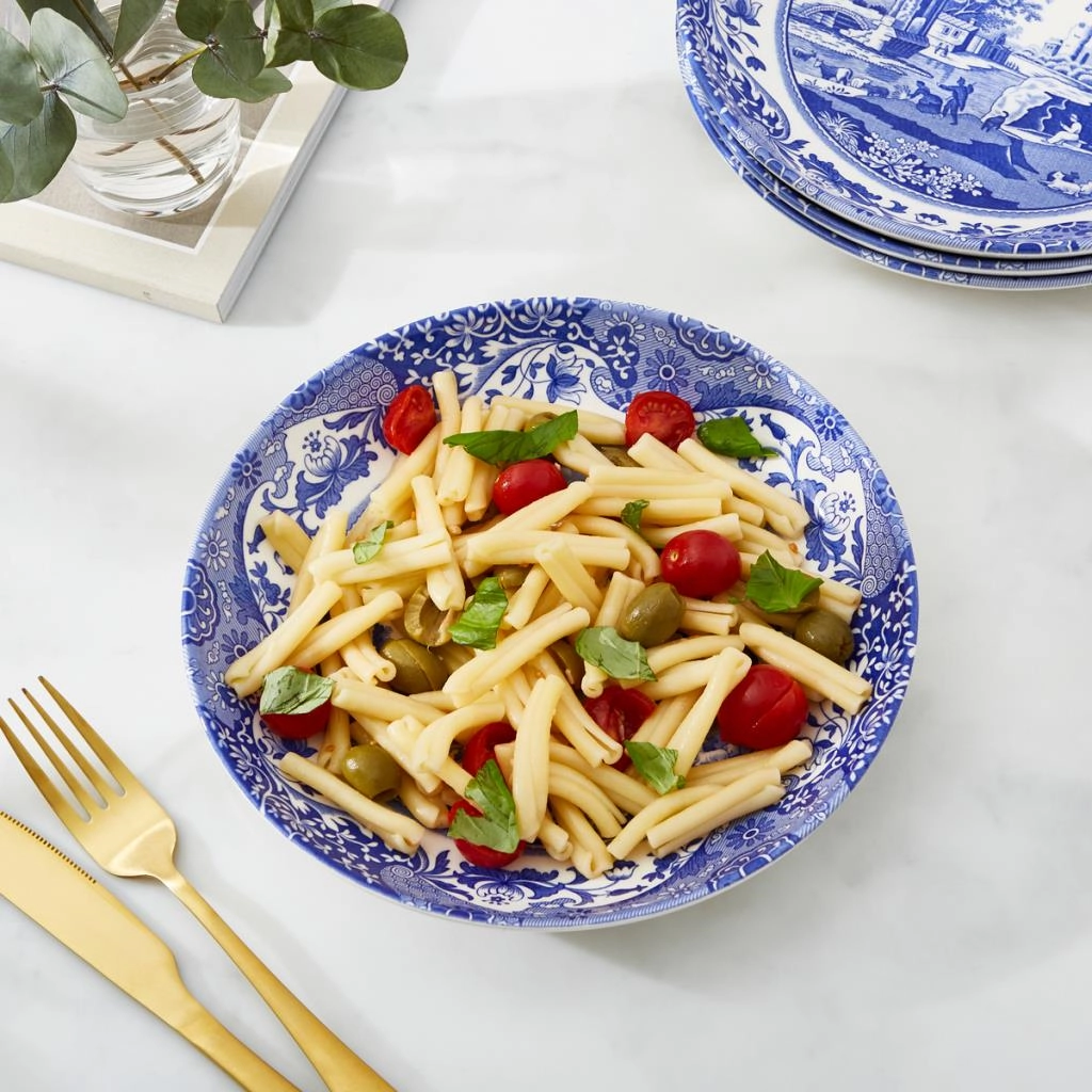 BLUE ITALIAN 4 LÜ MAKARNA TABAĞI 23 CM