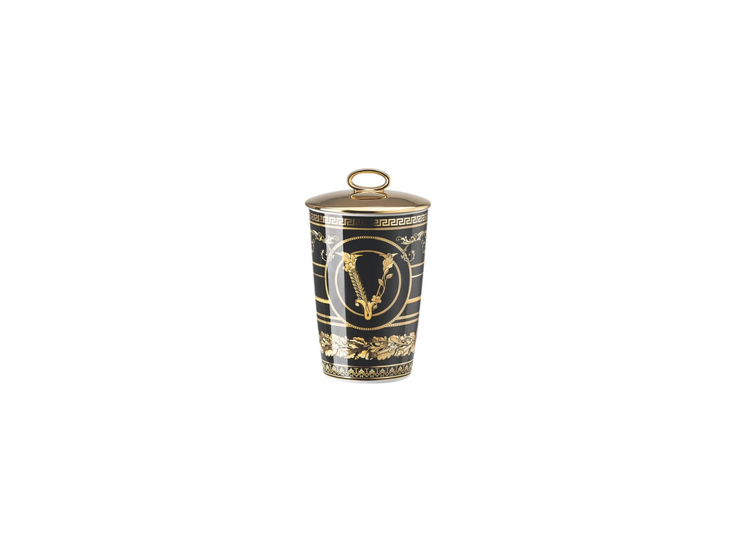Kapaklı Mumluk-Kokulu Mum Virtus Gala Black   4012437385045