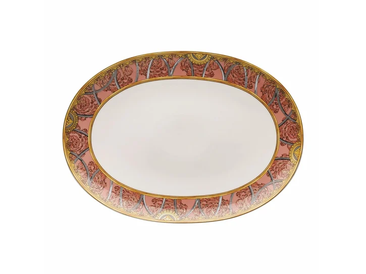 Oval Servis 38 cm Şa Scala Del Palazzo Rosa   4012437367973
