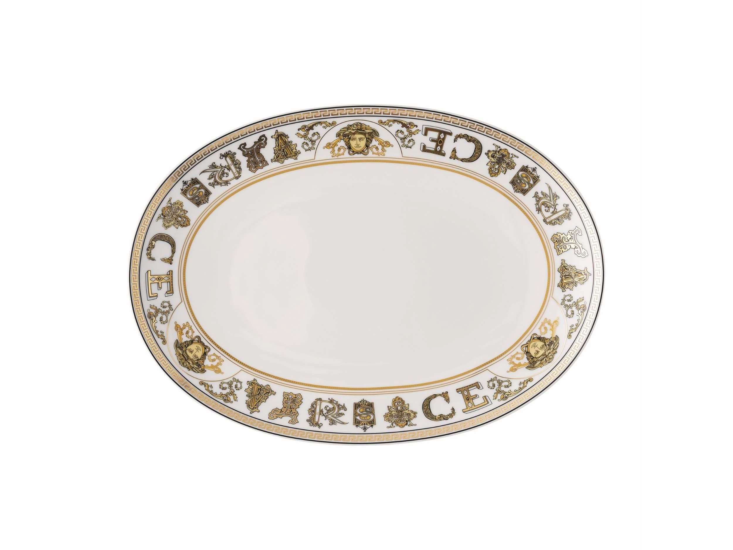 Oval Servis 33 cm Virtus Gala White   4012437384604