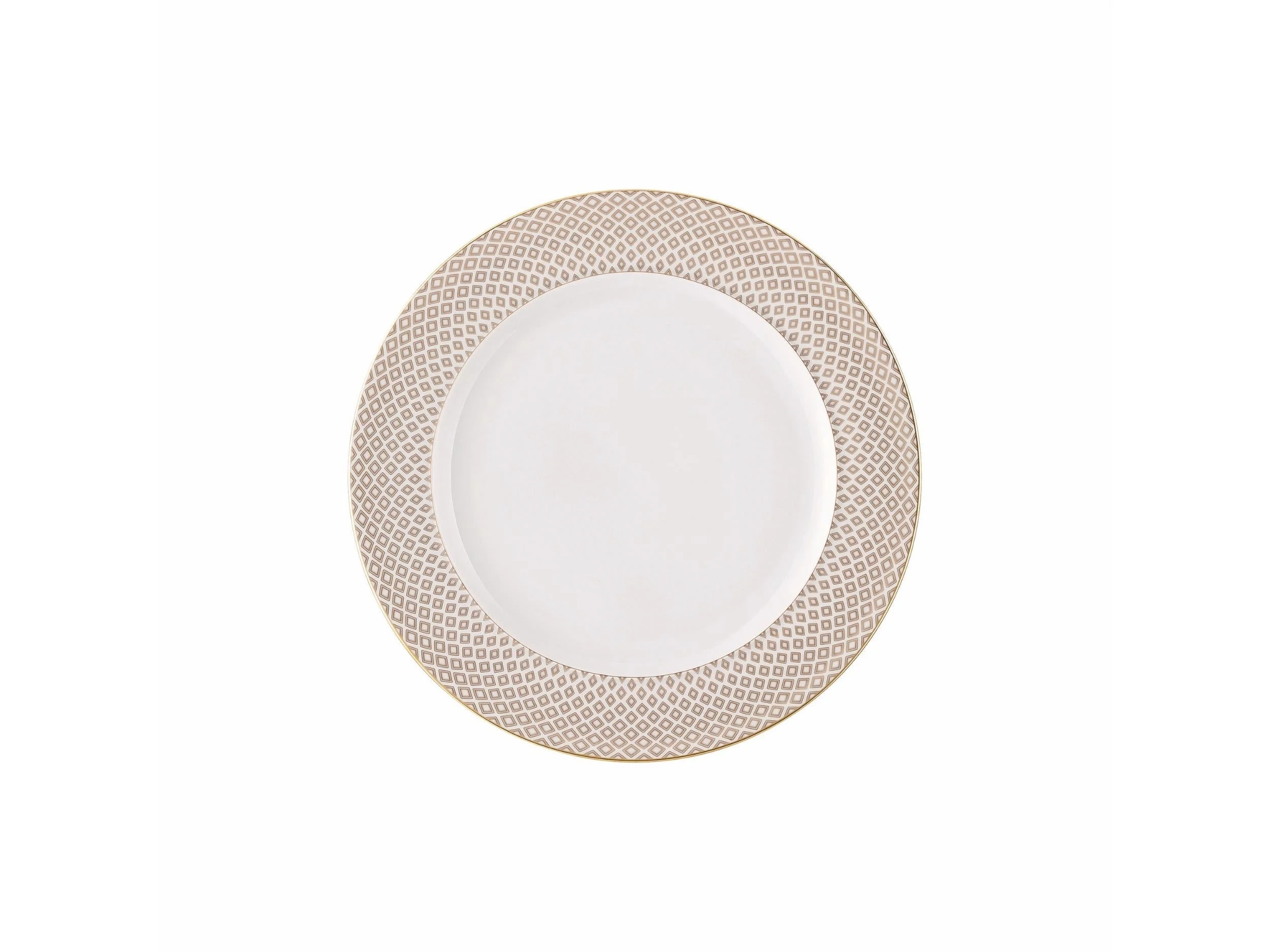 Tabak 22 cm Carreau Beige   4012438516172
