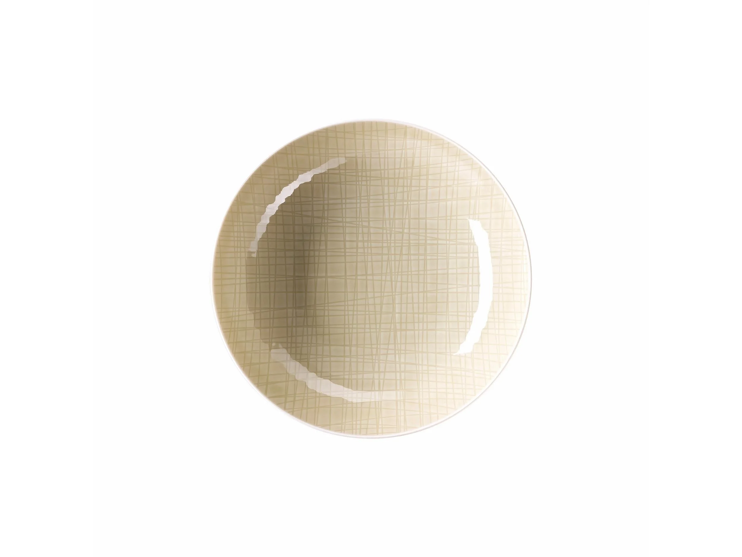 Çukur Tabak 21 cm Mesh Cream   4012438506258