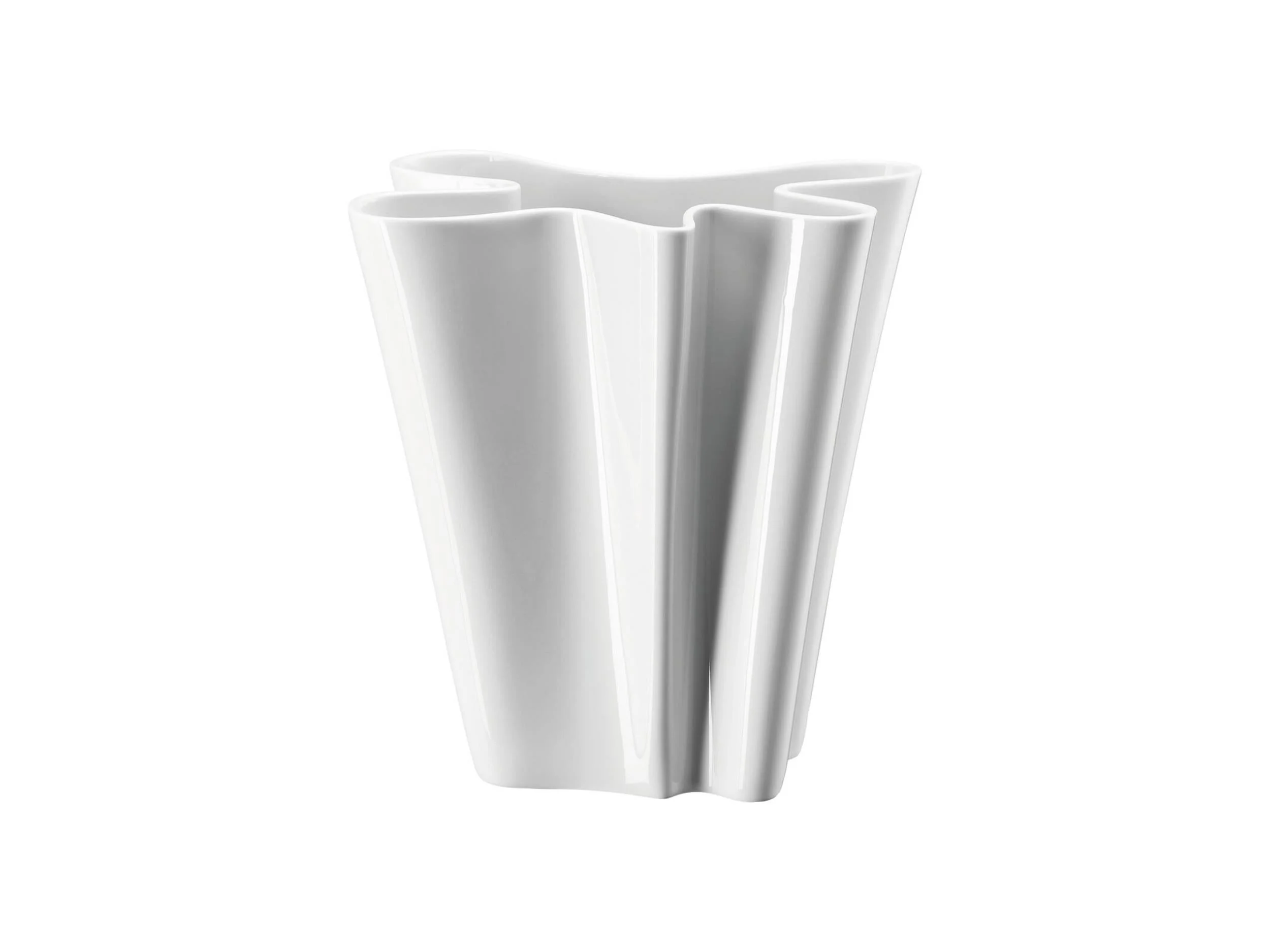 Vazo 26 cm Flux Weiss   4012434621306