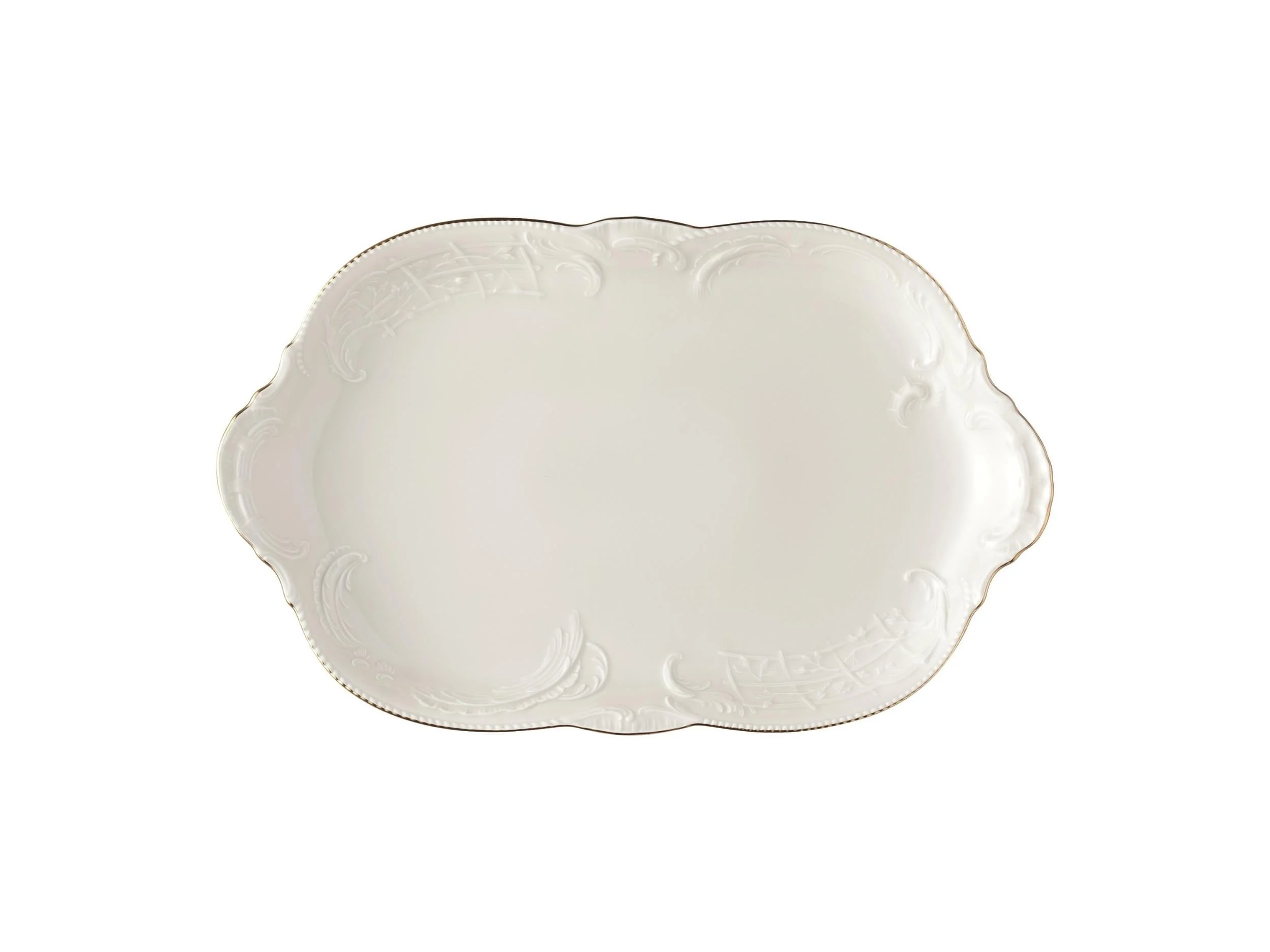 Oval Servis 38 cm Sanssouci Elfenbein Gold   4012438182117