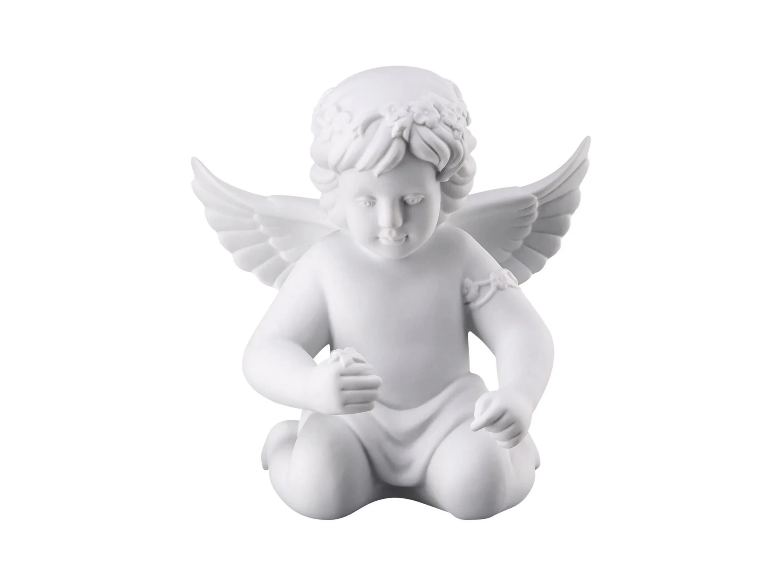 Angel with Floral Wreath 14 cm   4012438568485