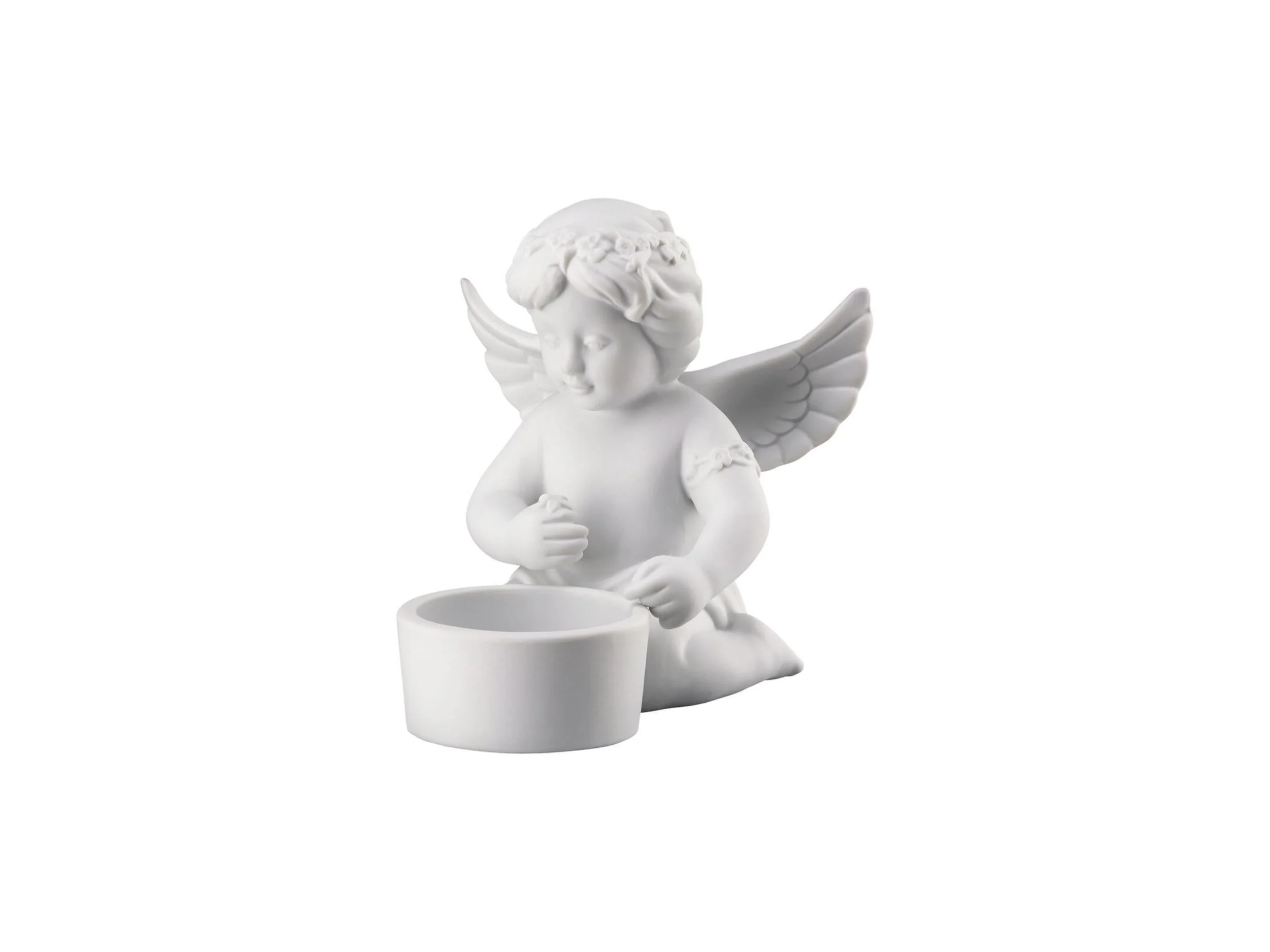 Angel with Floral Wreath 2 - 10 cm   4012438568515