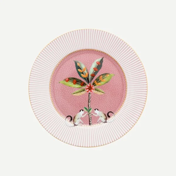 La Majorelle Pembe Porselen Pasta Tabağı 17 cm
