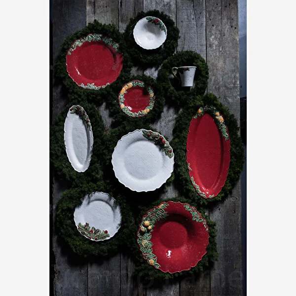Garland Beyaz Tabak 22 cm 
