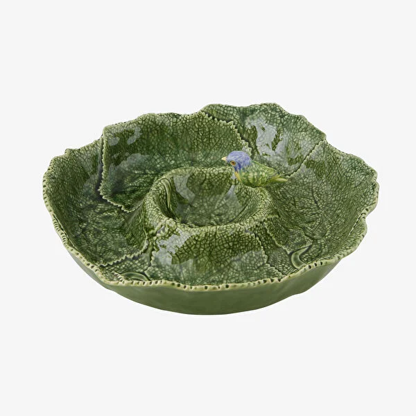 Kuşlu Büyük Boy Servis Kasesi 37 cm 