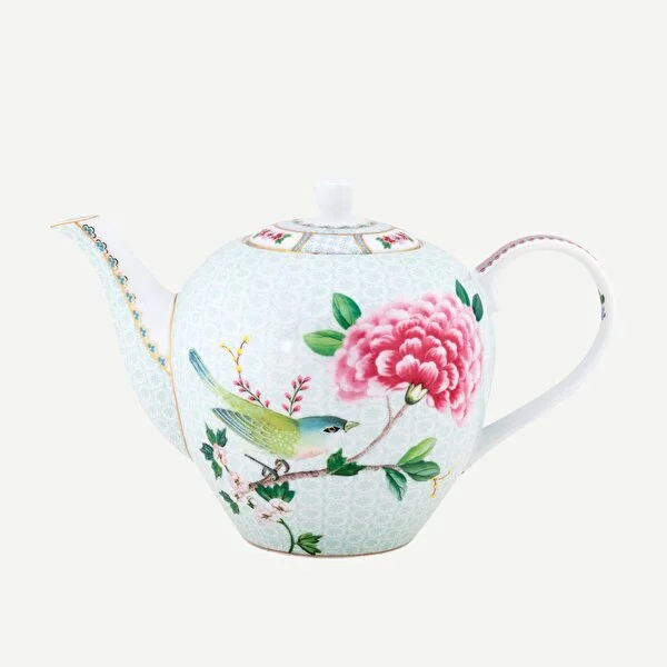 Blushing Birds Beyaz Demlik 1600 ml. 