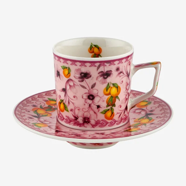 ARANCIA PEMBE TÜRK KAHVESİ FİNCANI